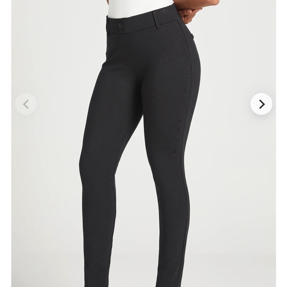 Betabrand Women's Black Dress Pants Yoga Pants